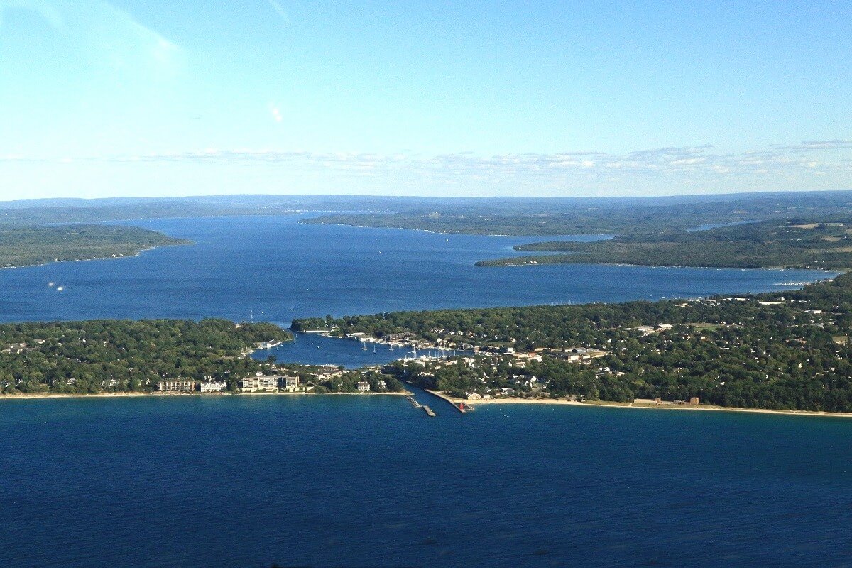 Lake Charlevoix landscape